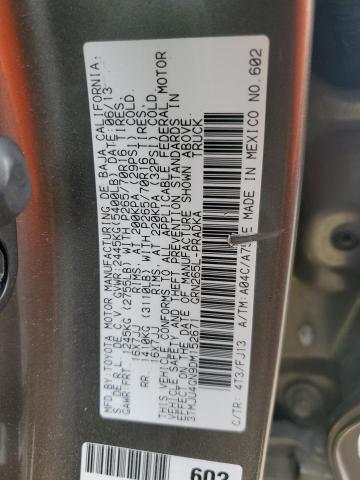 3TMJU4GN9DM152671 - 2013 TOYOTA TACOMA DOUBLE CAB PRERUNNER BROWN photo 12