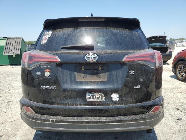 2T3ZFREVXJW445678 - 2018 TOYOTA RAV4 LE BLACK photo 6