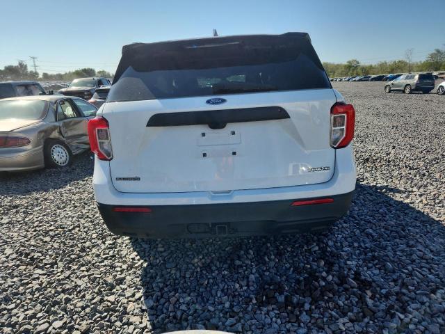 1FM5K8AB6PGC17290 - 2023 FORD EXPLORER POLICE INTERCEPTOR WHITE photo 6