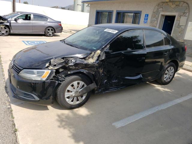 3VW2K7AJ5CM403182 - 2012 VOLKSWAGEN JETTA BASE 黑色 照片 1