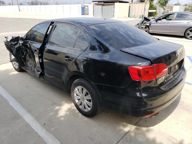 3VW2K7AJ5CM403182 - 2012 VOLKSWAGEN JETTA BASE 黑色 照片 2