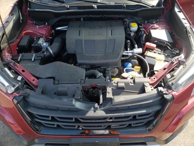 JF2SKARC4NH497697 - 2022 SUBARU FORESTER TOURING 红色 照片 12