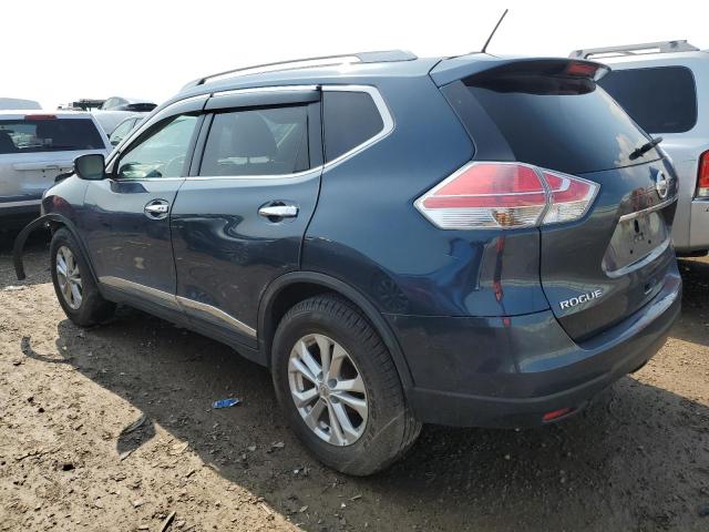 KNMAT2MV9GP672301 - 2016 NISSAN ROGUE S BLUE photo 2