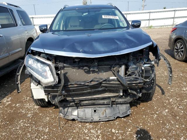 KNMAT2MV9GP672301 - 2016 NISSAN ROGUE S BLUE photo 5