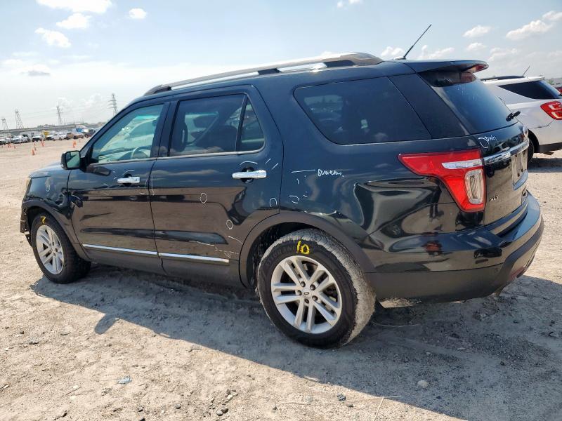 1FM5K7D81FGB26551 - 2015 FORD EXPLORER XLT BLACK photo 2