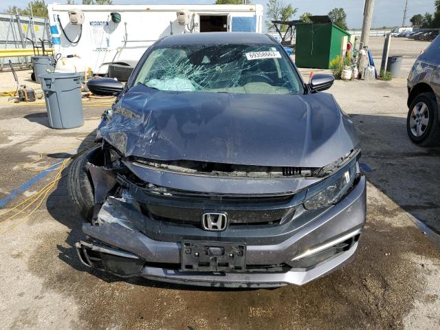 19XFC2E67KE044615 - 2019 HONDA CIVIC LX GRAY photo 5