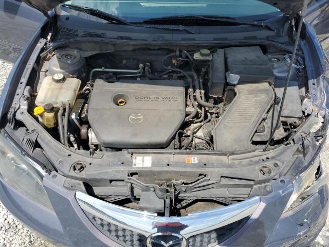 JM1BK32F381853651 - 2008 MAZDA 3 I GRAY photo 11