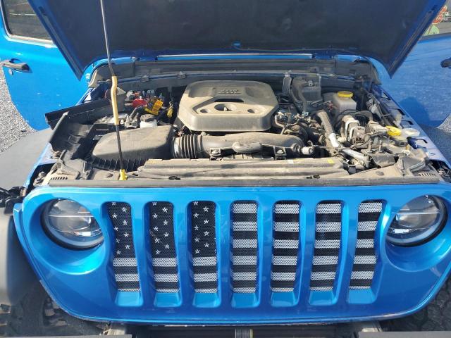 1C4HJXDN3MW839061 - 2021 JEEP WRANGLER UNLIMITED SPORT BLUE photo 11