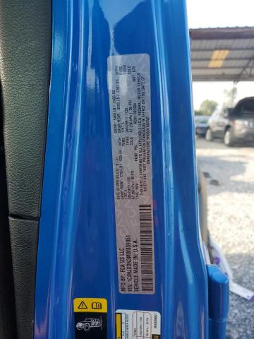 1C4HJXDN3MW839061 - 2021 JEEP WRANGLER UNLIMITED SPORT BLUE photo 12