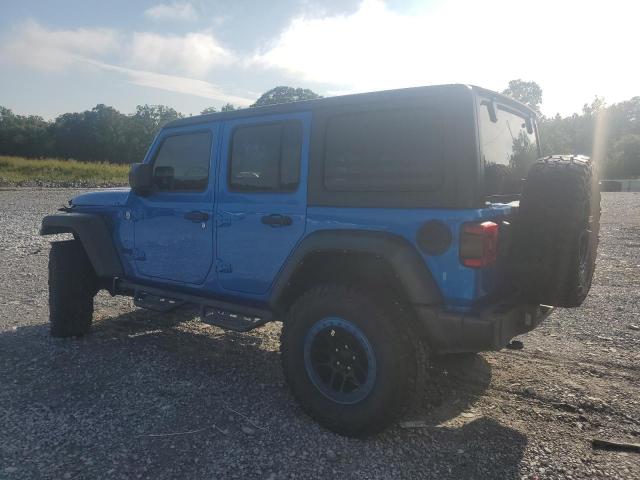1C4HJXDN3MW839061 - 2021 JEEP WRANGLER UNLIMITED SPORT BLUE photo 2