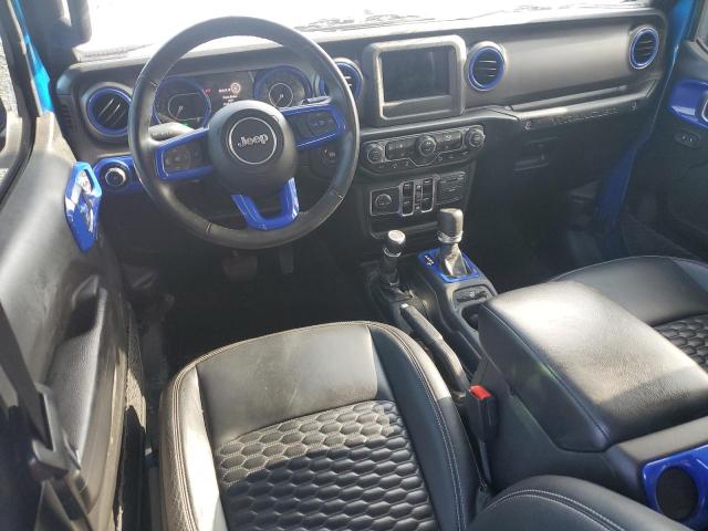 1C4HJXDN3MW839061 - 2021 JEEP WRANGLER UNLIMITED SPORT BLUE photo 8