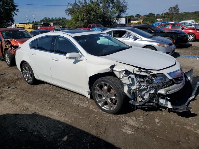 19UUA9F7XDA003044 - 2013 ACURA TL ADVANCE WHITE photo 4