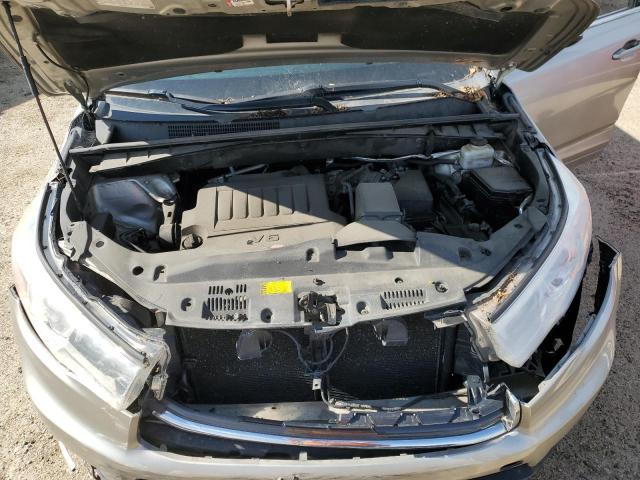 5TDJKRFH4GS501481 - 2016 TOYOTA HIGHLANDER XLE 银色 照片 12