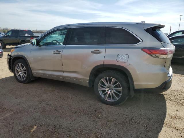 5TDJKRFH4GS501481 - 2016 TOYOTA HIGHLANDER XLE 银色 照片 2