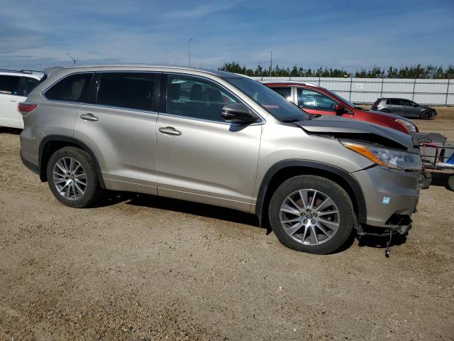 5TDJKRFH4GS501481 - 2016 TOYOTA HIGHLANDER XLE 银色 照片 4