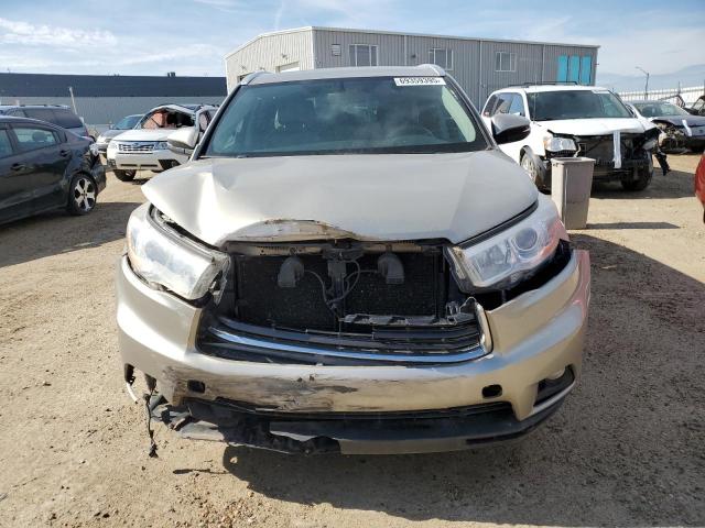 5TDJKRFH4GS501481 - 2016 TOYOTA HIGHLANDER XLE 银色 照片 5