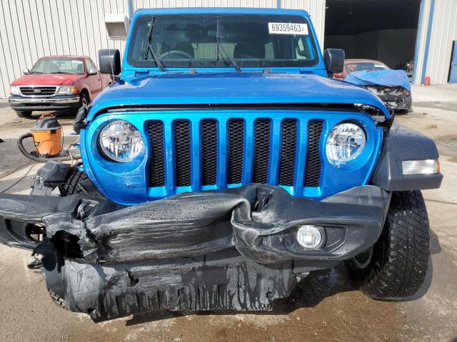 1C4HJXKN7PW564737 - 2023 JEEP WRANGLER SPORT BLUE photo 5