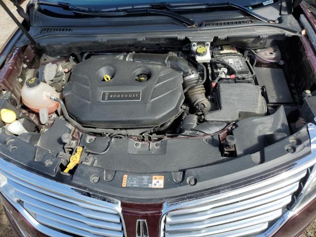 5LMCJ2C99HUL09415 - 2017 LINCOLN MKC SELECT BURGUNDY photo 12