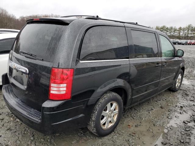 2A8HR54P68R739204 - 2008 CHRYSLER TOWN & COU TOURING BLACK photo 3