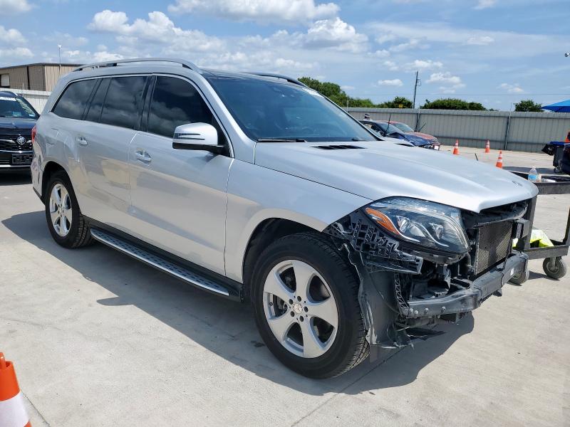 4JGDF6EEXHA762471 - 2017 MERCEDES-BENZ GLS 450 4MATIC SILVER photo 4