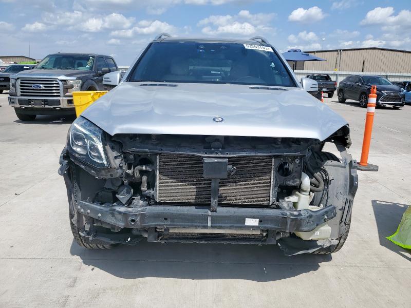 4JGDF6EEXHA762471 - 2017 MERCEDES-BENZ GLS 450 4MATIC SILVER photo 5