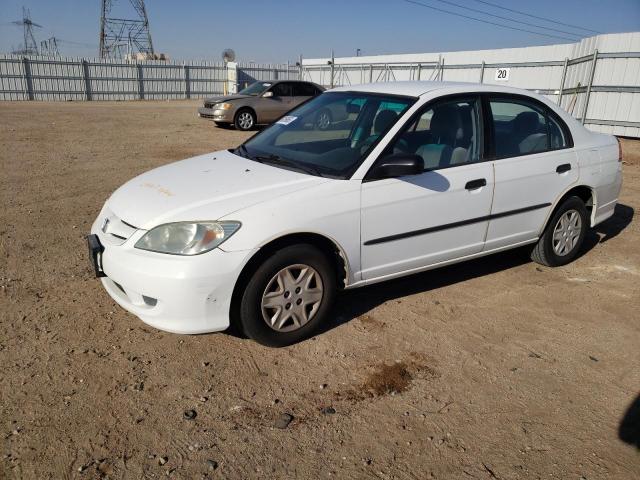 2HGES16344H554314 - 2004 HONDA CIVIC DX VP WHITE photo 1