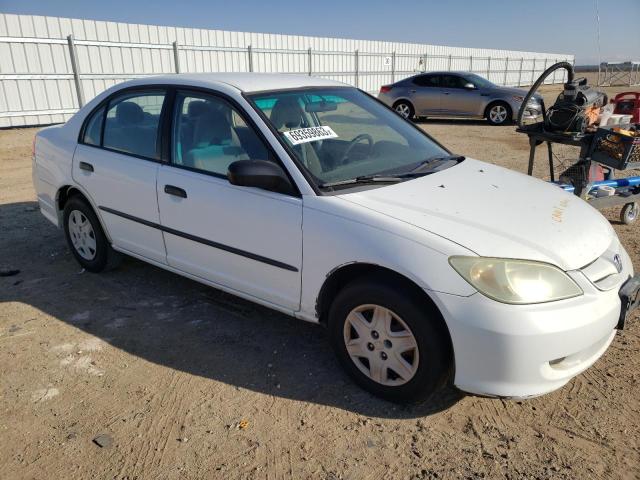 2HGES16344H554314 - 2004 HONDA CIVIC DX VP WHITE photo 4