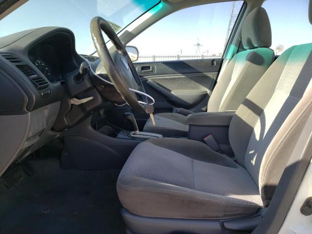 2HGES16344H554314 - 2004 HONDA CIVIC DX VP WHITE photo 7