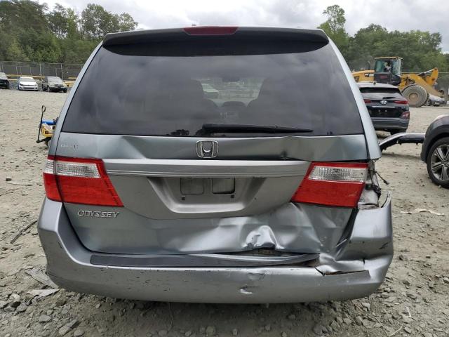 5FNRL386X7B071131 - 2007 HONDA ODYSSEY EXL BLUE photo 6