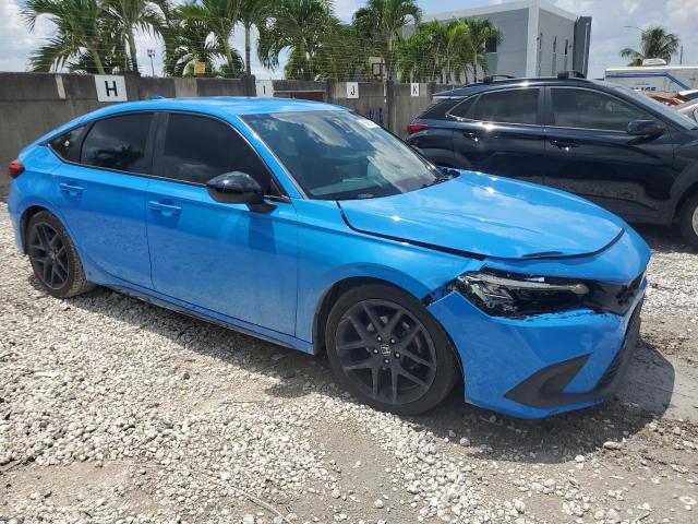 19XFL2H87NE012684 - 2022 HONDA CIVIC SPORT BLUE photo 4