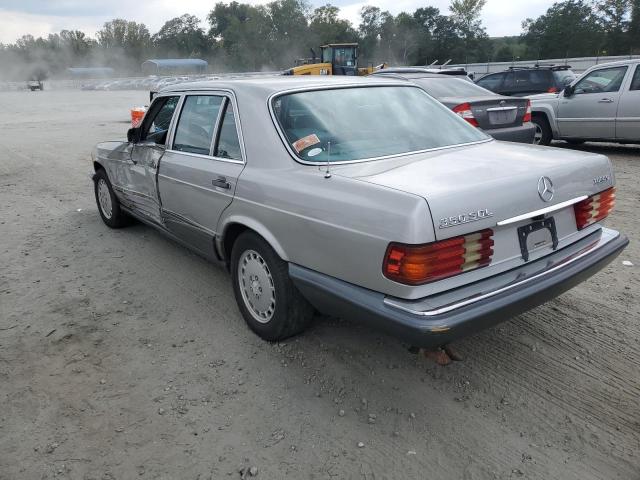 WDBCB35D0MA570776 - 1991 MERCEDES-BENZ 350 SDL SILVER photo 2