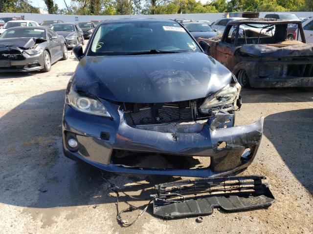 JTHKD5BHXB2003023 - 2011 LEXUS CT 200 GRAY photo 5