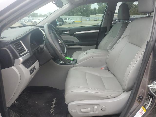 5TDKKRFH7FS104219 - 2015 TOYOTA HIGHLANDER XLE Grau Foto 7