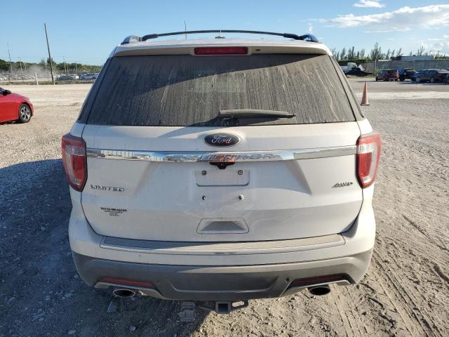 1FM5K8F88JGB14473 - 2018 FORD EXPLORER LIMITED თეთრი ფოტო 6