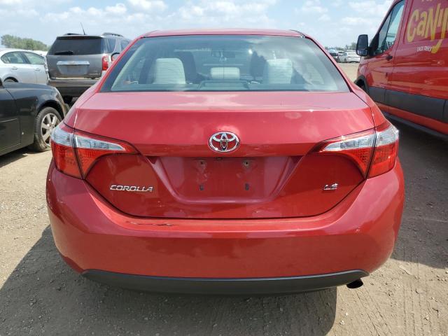2T1BURHE0GC564460 - 2016 TOYOTA COROLLA L Rouge photo 6