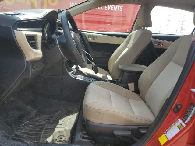 2T1BURHE0GC564460 - 2016 TOYOTA COROLLA L Rouge photo 7