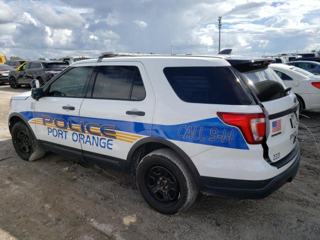 1FM5K8AR2KGA29744 - 2019 FORD EXPLORER POLICE INTERCEPTOR Weiß Foto 2