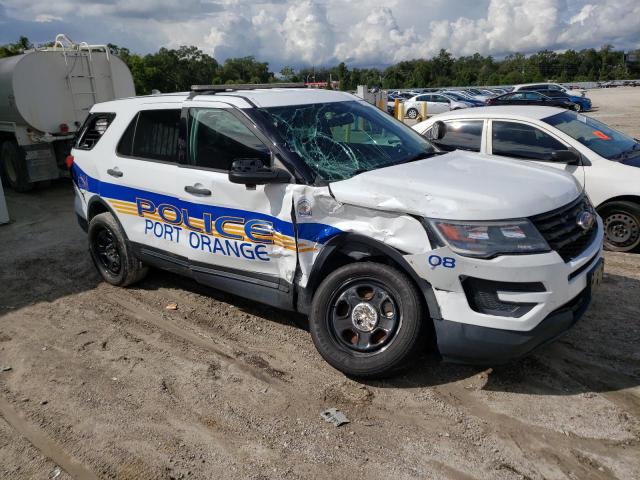 1FM5K8AR2KGA29744 - 2019 FORD EXPLORER POLICE INTERCEPTOR WHITE photo 4