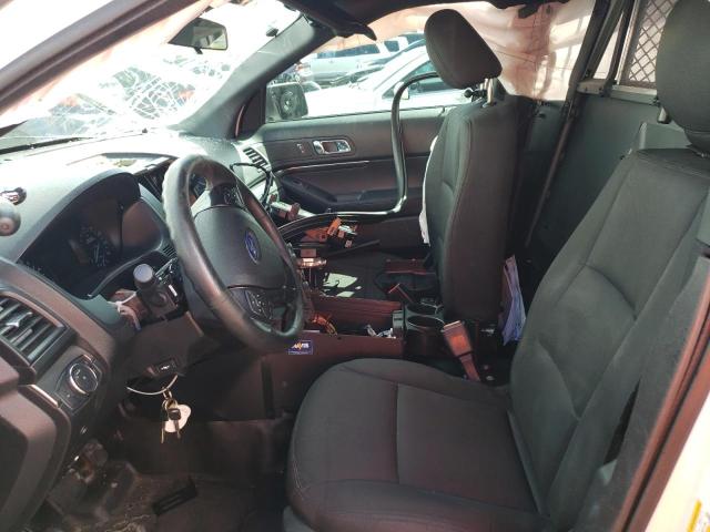 1FM5K8AR2KGA29744 - 2019 FORD EXPLORER POLICE INTERCEPTOR Weiß Foto 7