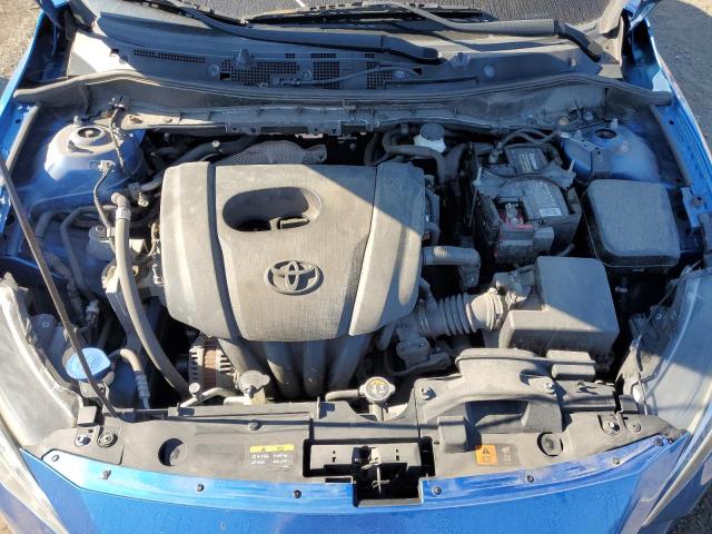 3MYDLBYV4KY526369 - 2019 TOYOTA YARIS L BLUE photo 11