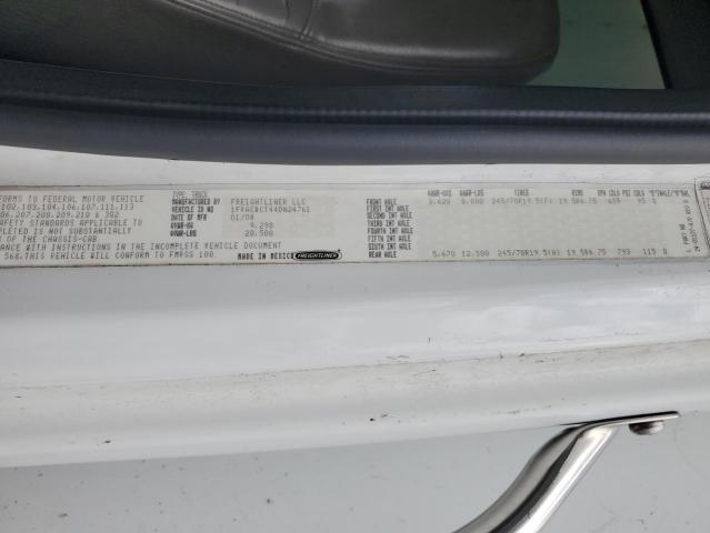 1FVACWCT44DN24761 - 2004 FREIGHTLINER M2 106 MEDIUM DUTY WHITE photo 10