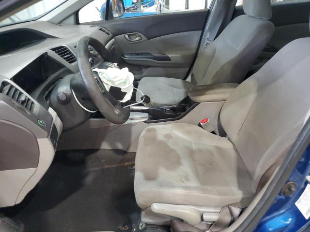 2HGFB2F51CH572859 - 2012 HONDA CIVIC LX BLUE photo 7