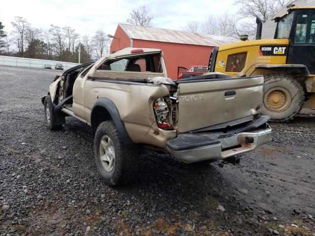 5TEWN72N73Z146106 - 2003 TOYOTA TACOMA XTRACAB BEIGE photo 2