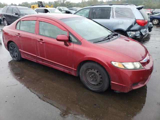 2HGFA1F56BH518811 - 2011 HONDA CIVIC LX RED photo 4