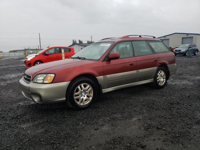 4S3BH686437612419 - 2003 SUBARU LEGACY OUTBACK LIMITED RED photo 1