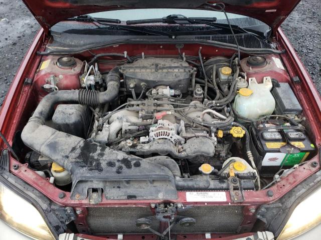 4S3BH686437612419 - 2003 SUBARU LEGACY OUTBACK LIMITED RED photo 12