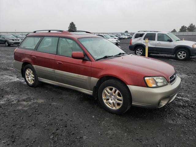 4S3BH686437612419 - 2003 SUBARU LEGACY OUTBACK LIMITED RED photo 4
