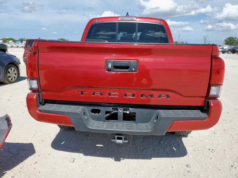 3TYAX5GNXMT026482 - 2021 TOYOTA TACOMA DOUBLE CAB წითელი ფოტო 6