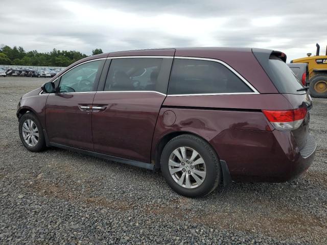 5FNRL5H67EB004298 - 2014 HONDA ODYSSEY EXL BURGUNDY photo 2