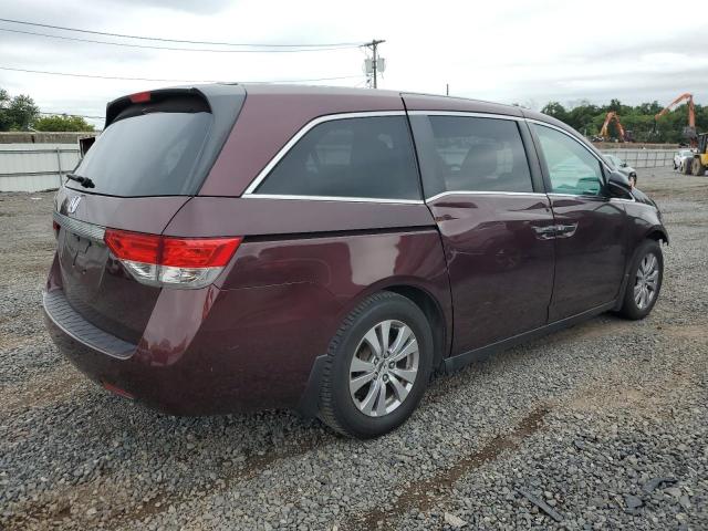 5FNRL5H67EB004298 - 2014 HONDA ODYSSEY EXL BURGUNDY photo 3